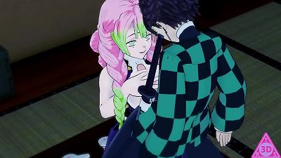 Tanjiro Mitsuri kimetsu no yaiba hentai flicks have fucky-fucky fellatio hand job crazy and jizz shot gameplay porn uncensored... Thereal3dstories..1