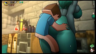 HornyCraft [Minecraft Parody anime porn game PornPlay ] Ep.39 expressed yoga pants thighjob