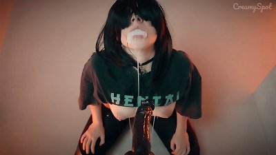 From timid Hikikomori to Cum-Soaked Slut. Point of view Fuckmachine creampie
