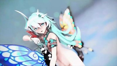 Honkai impact 3rd Rozaliya anime porn Insect sex Dance pinkish Cat MMD 3 dimensional Blue Hair (CLIP)