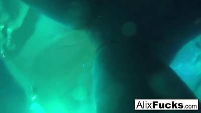 Underwater hidden camera lesbo fun with Alix & Jenna